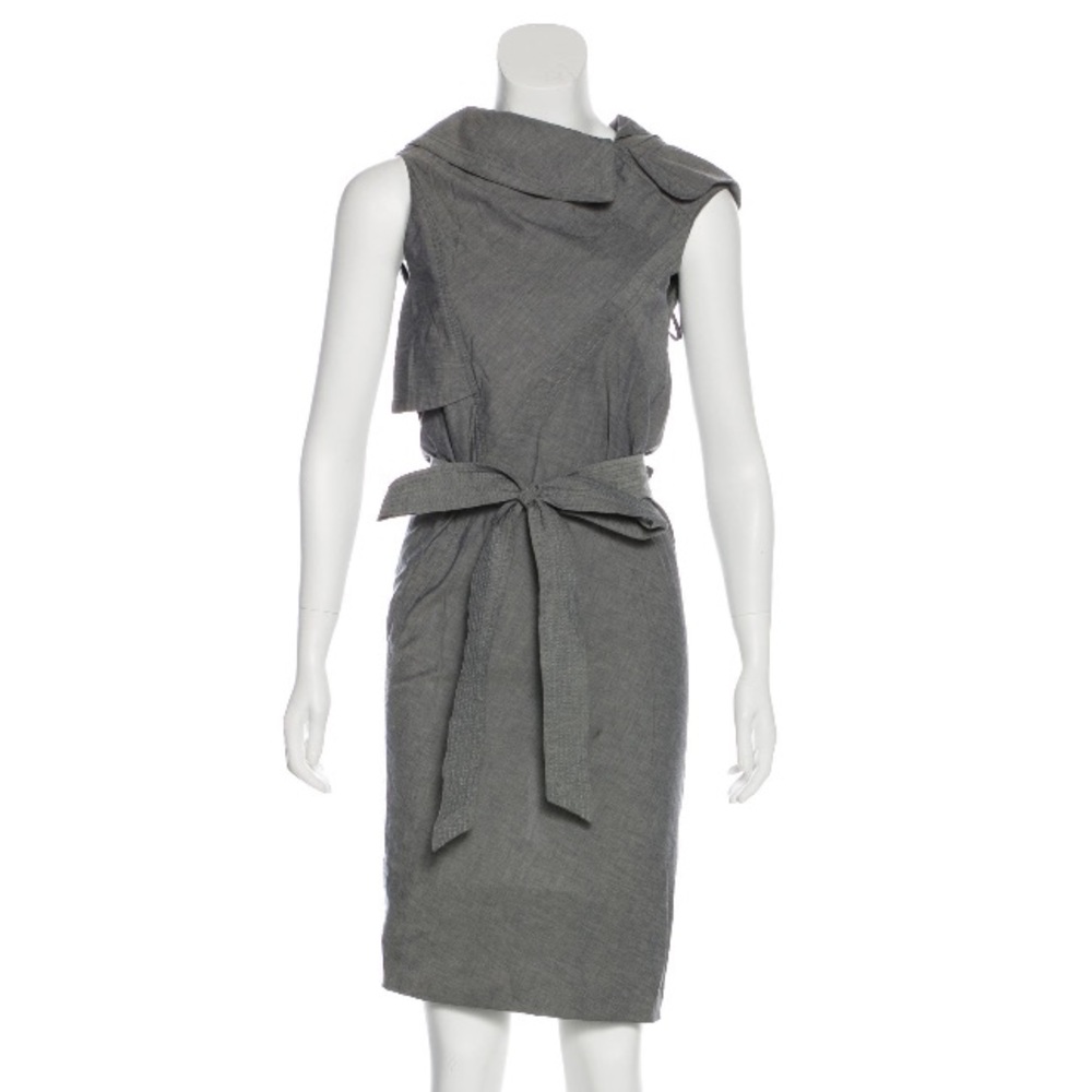 All Saints Gray Midi Dress - Picture 3 of 6